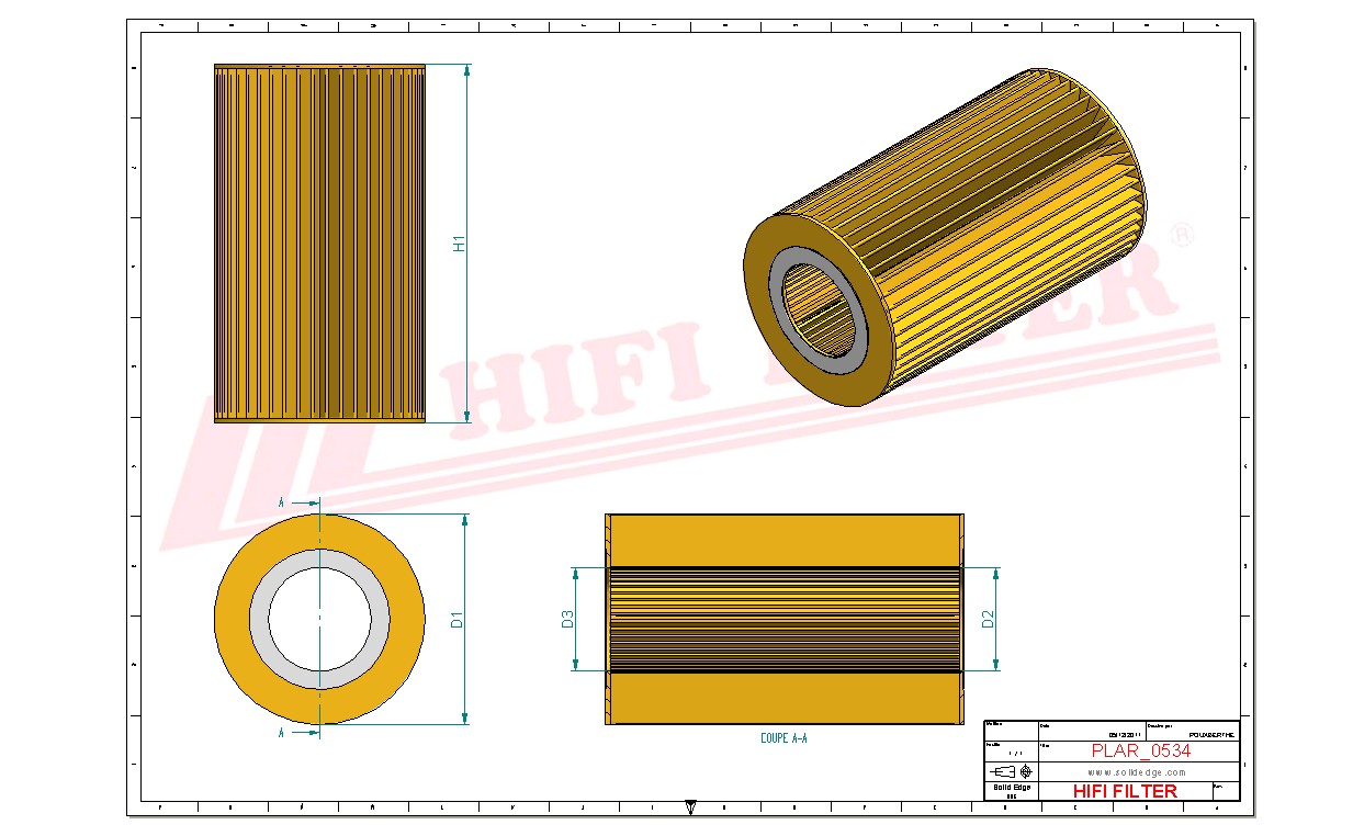 HIFI FILTER SA 19367 Air Filter