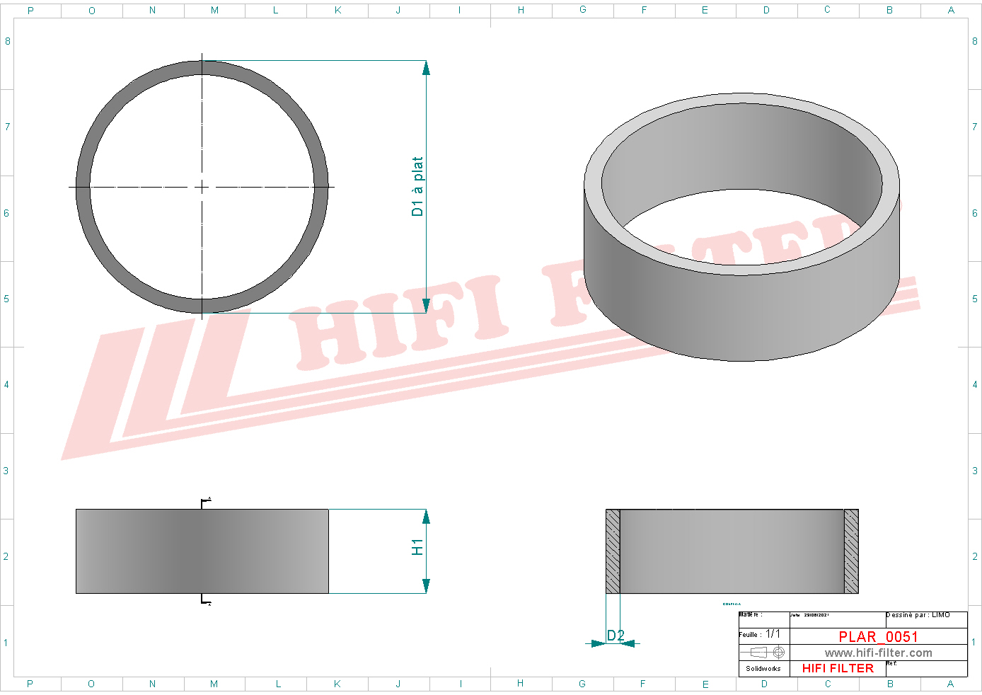 HIFI FILTER SA 22157 Air Filter