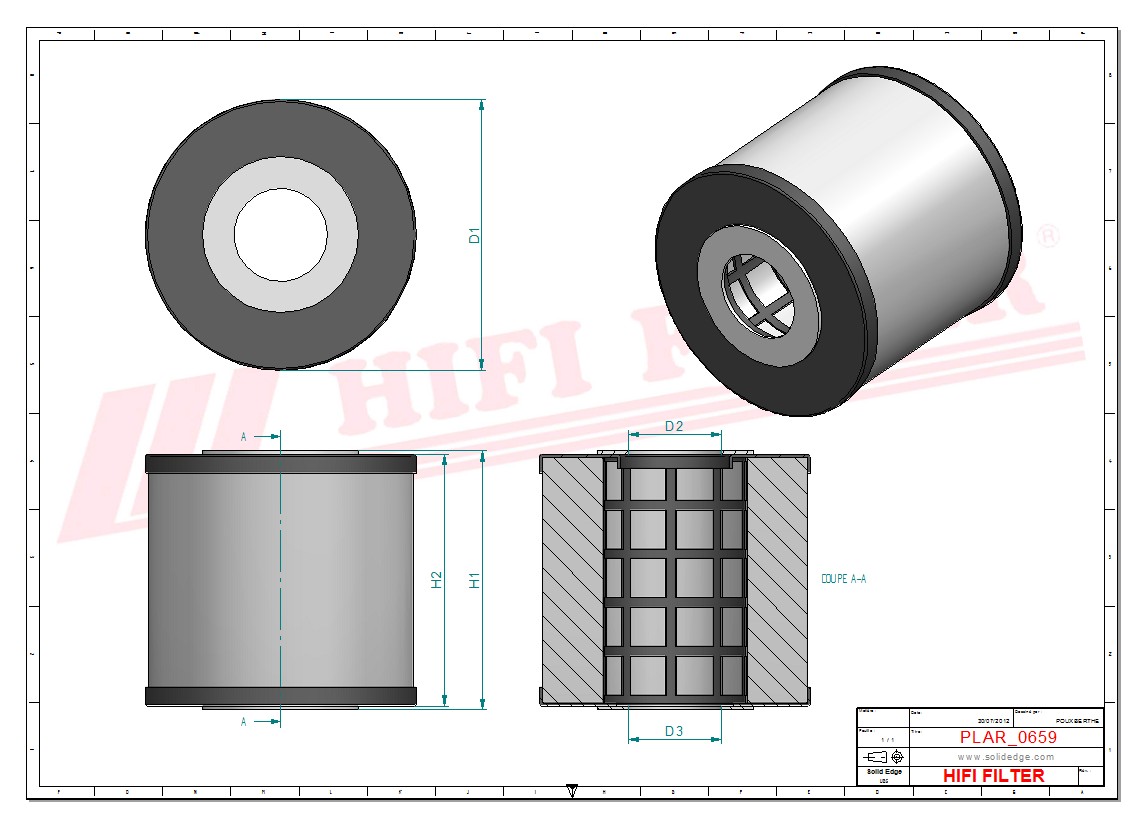 HIFI FILTER SAO 8618 Engine Breather Filter