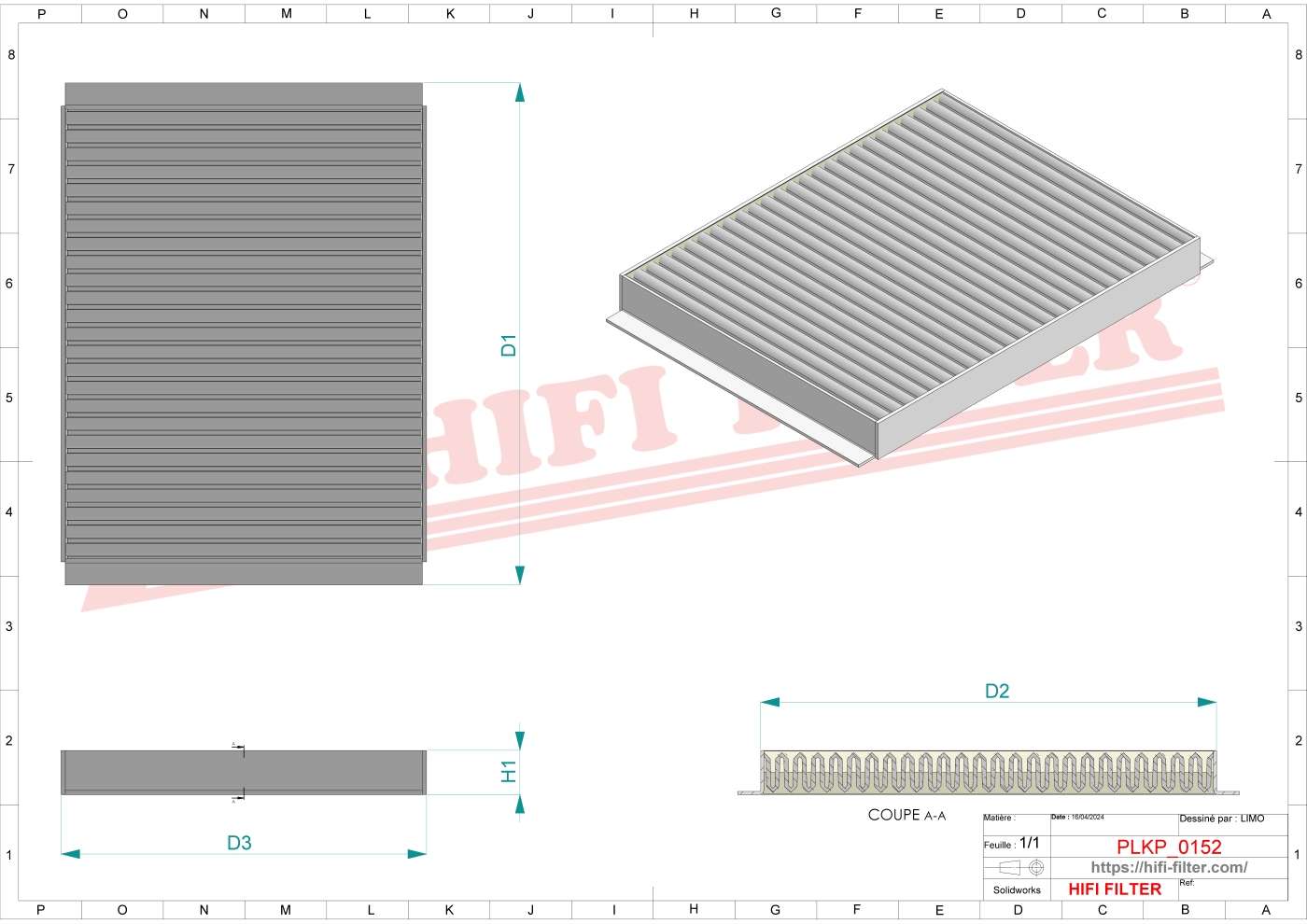 HIFI FILTER SC 40142 Cabin Air Filter