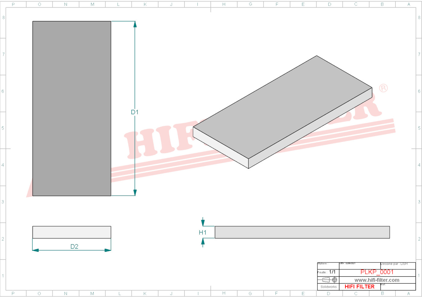 HIFI FILTER SC 50238 CA Cabin Air Filter