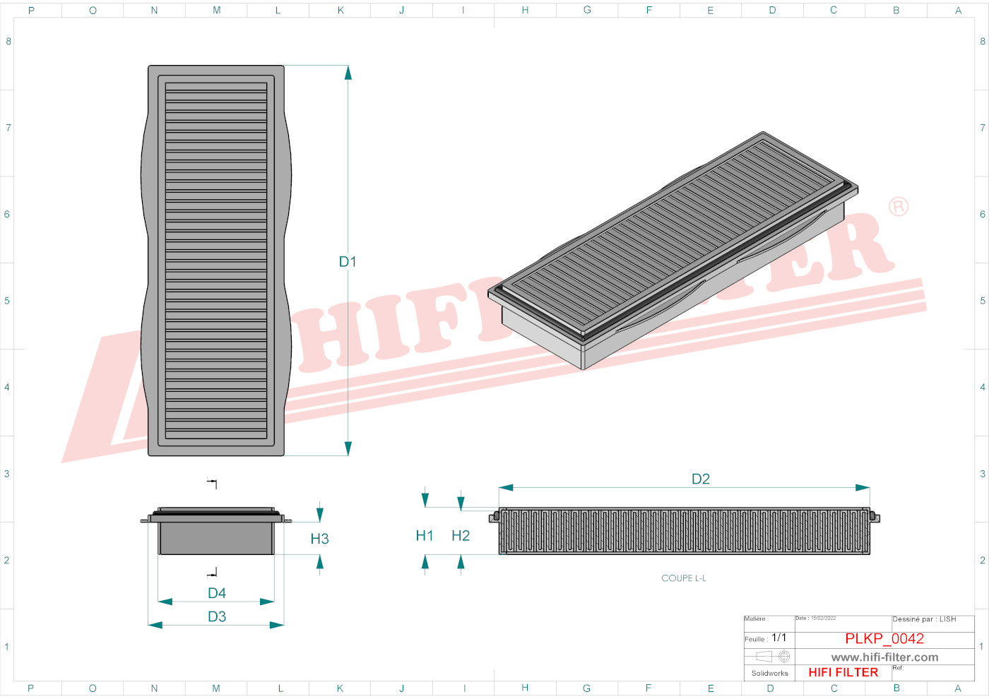 HIFI FILTER SC 60014 Cabin Air Filter