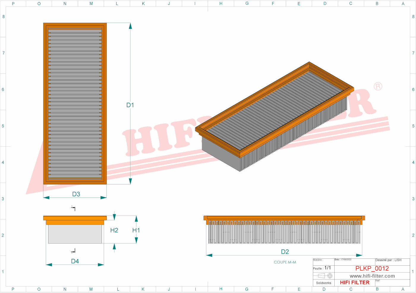 HIFI FILTER SC 60047 Cabin Air Filter