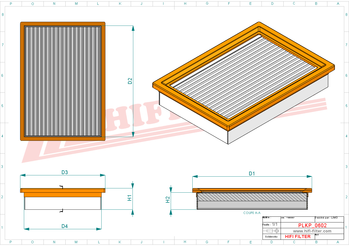 HIFI FILTER SC 60172 Cabin Air Filter