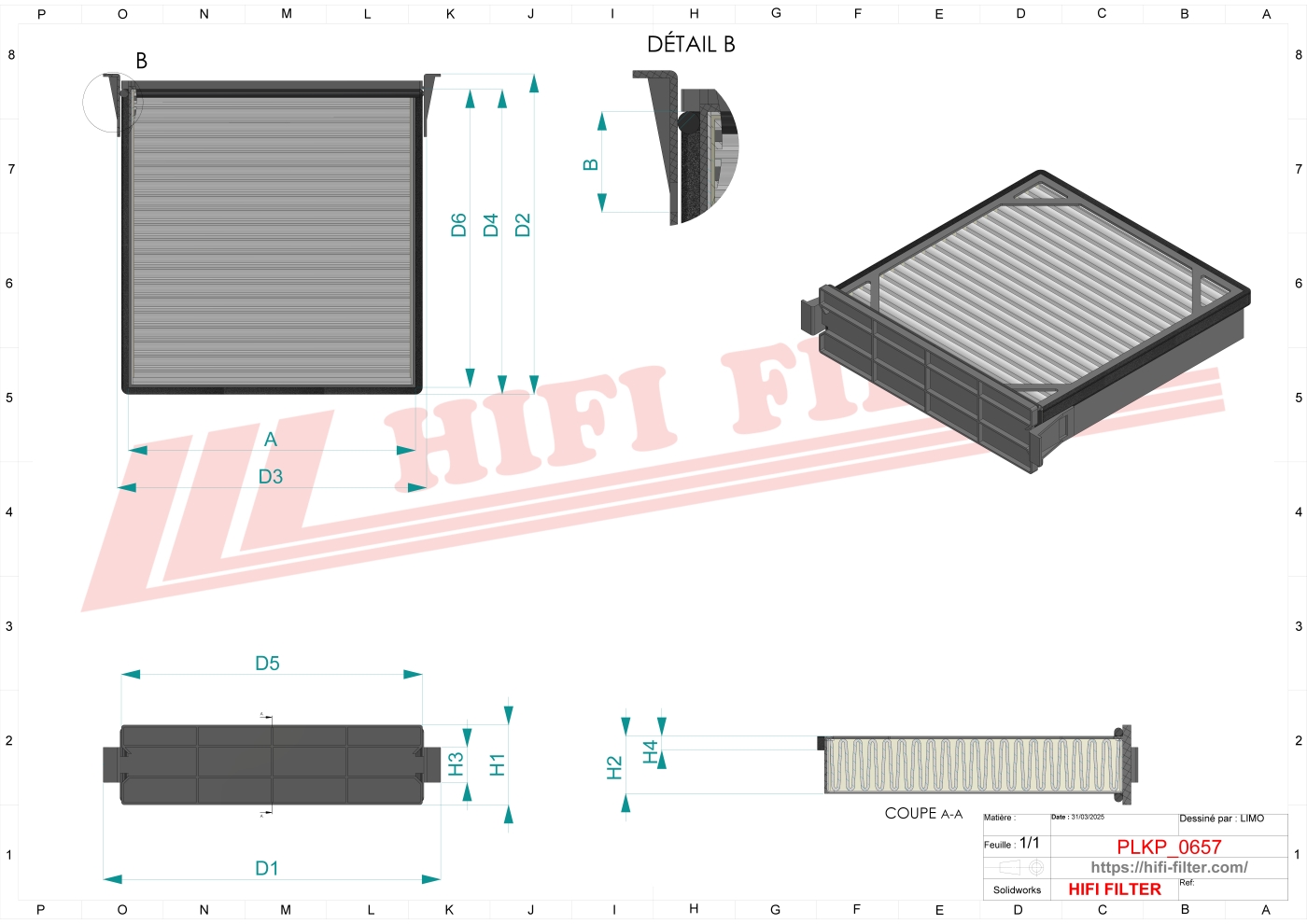 HIFI FILTER SC 60180 Cabin Air Filter
