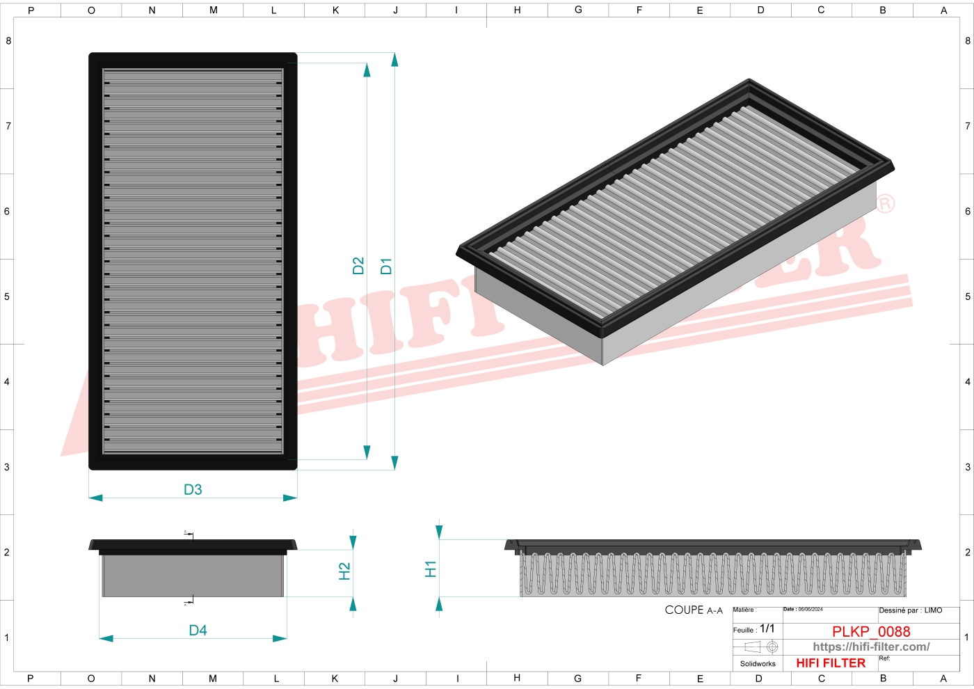 HIFI FILTER SC 90128 Cabin Air Filter