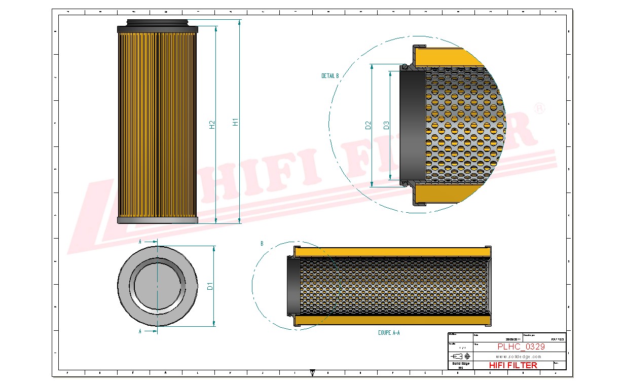 HIFI FILTER SH 51172 Hydraulic Filter