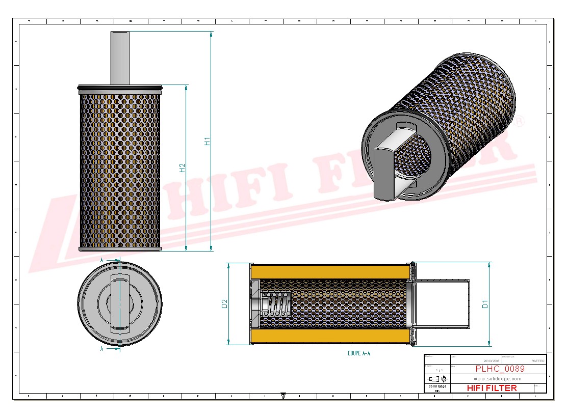 HIFI FILTER SH 52229 Hydraulic Filter