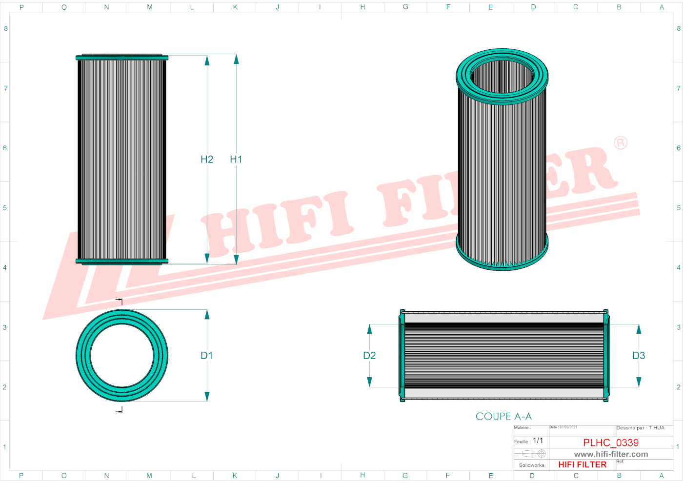 HIFI FILTER SH 53435 Hydraulic Filter