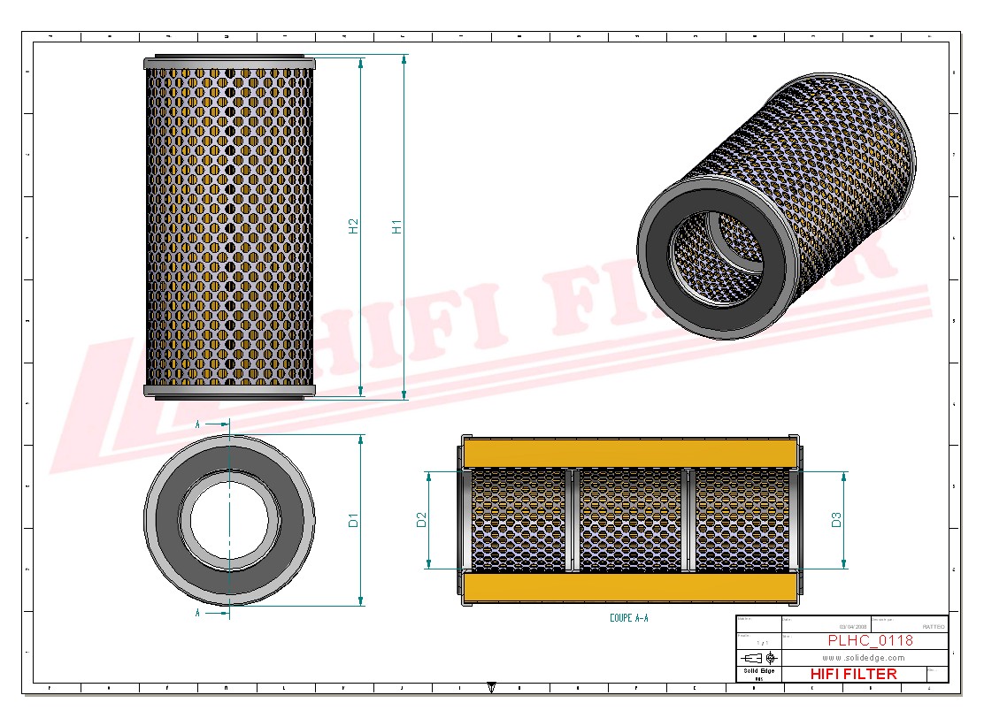 HIFI FILTER SH 60200 Hydraulic Filter