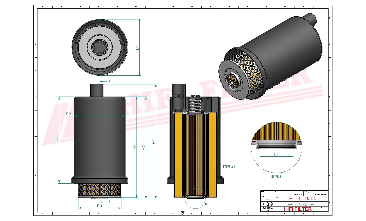 HIFI FILTER SH 60245 Hydraulic Filter