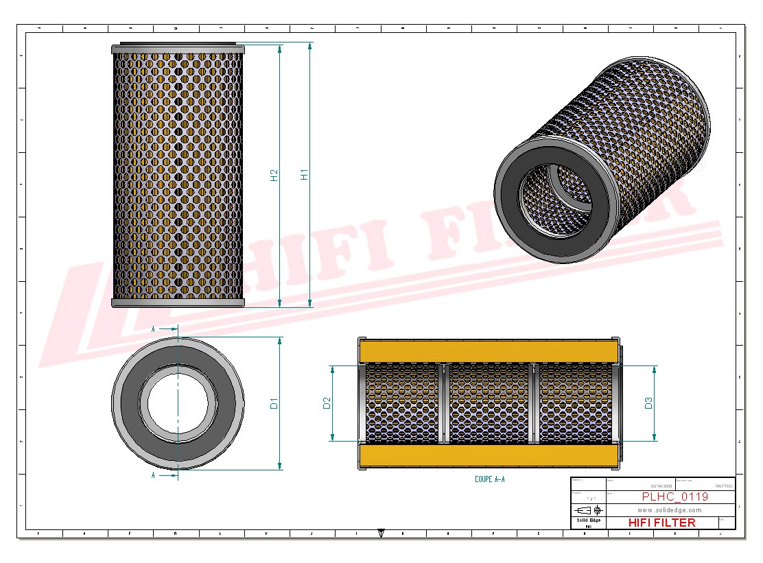 HIFI FILTER SH 60254 Hydraulic Filter