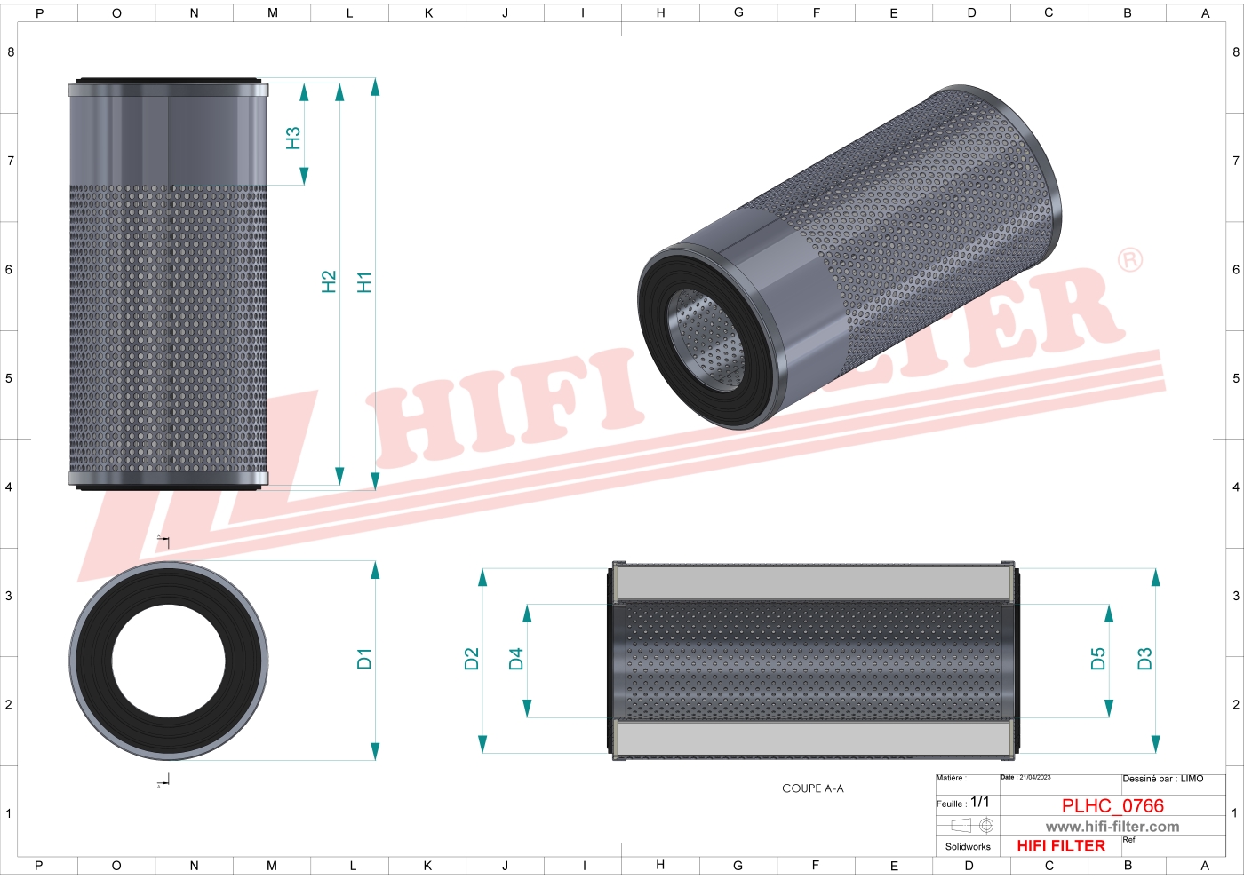 HIFI FILTER SH 60625 Hydraulic Filter