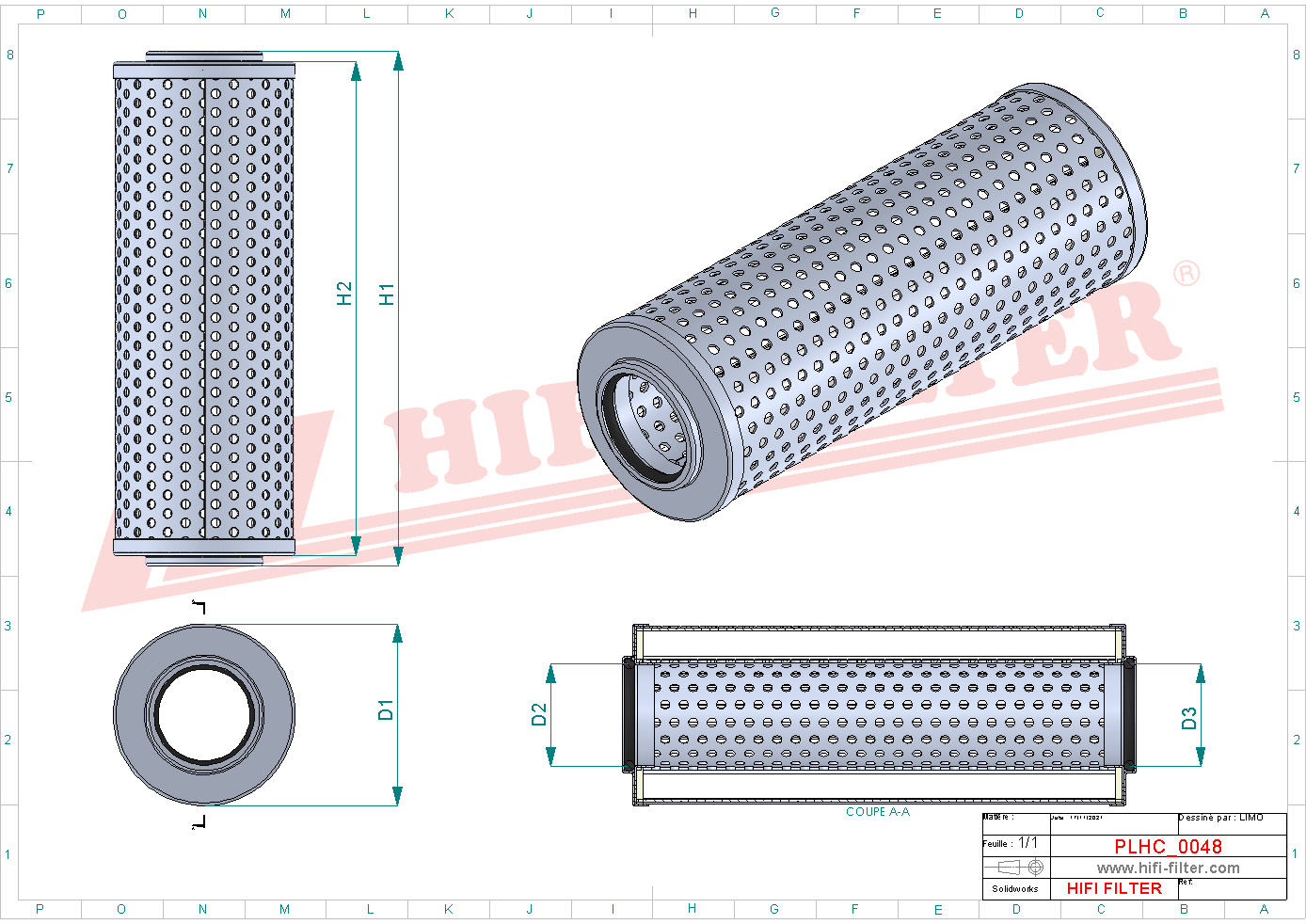 HIFI FILTER SH 60846 Hydraulic Filter