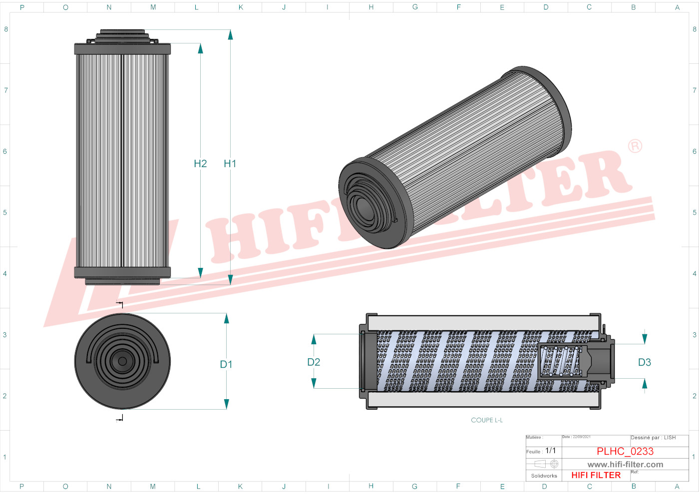 HIFI FILTER SH 63028 Hydraulic Filter