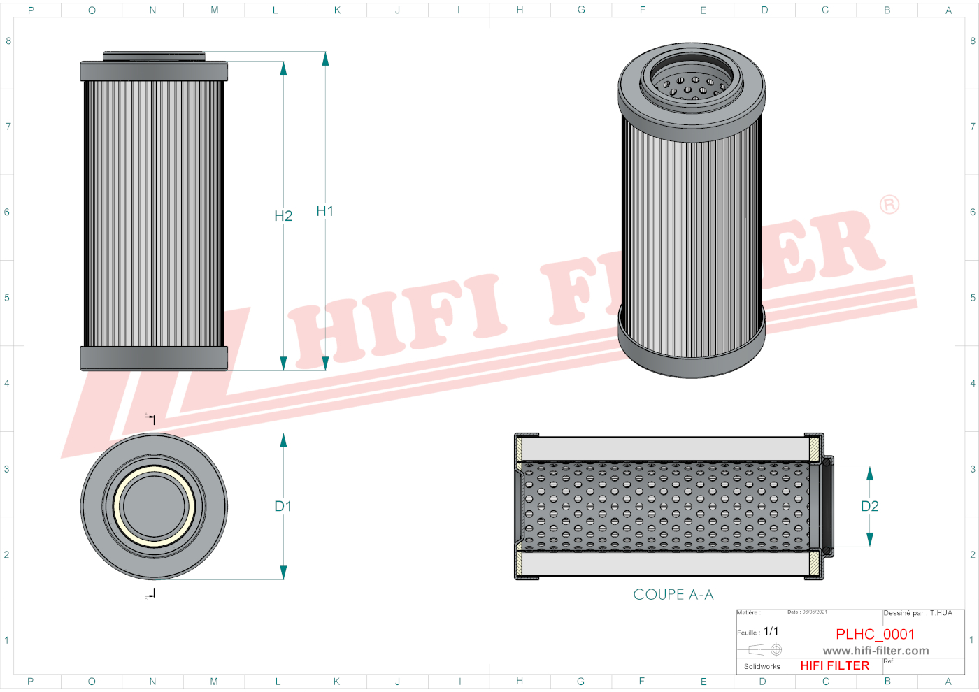 HIFI FILTER SH 75079 Hydraulic Filter