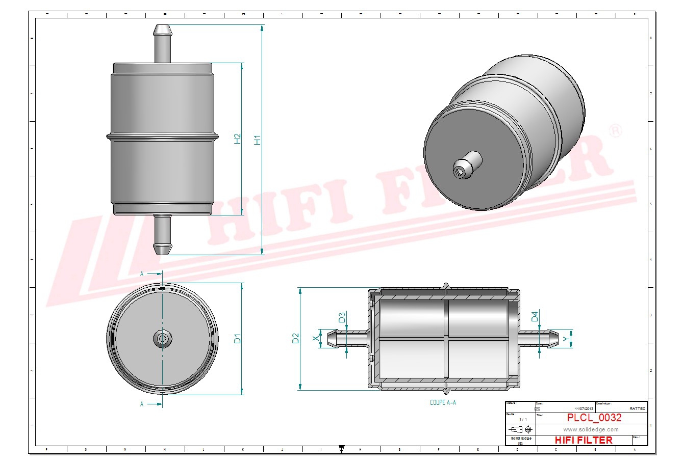 HIFI FILTER SN 149 Fuel Filter