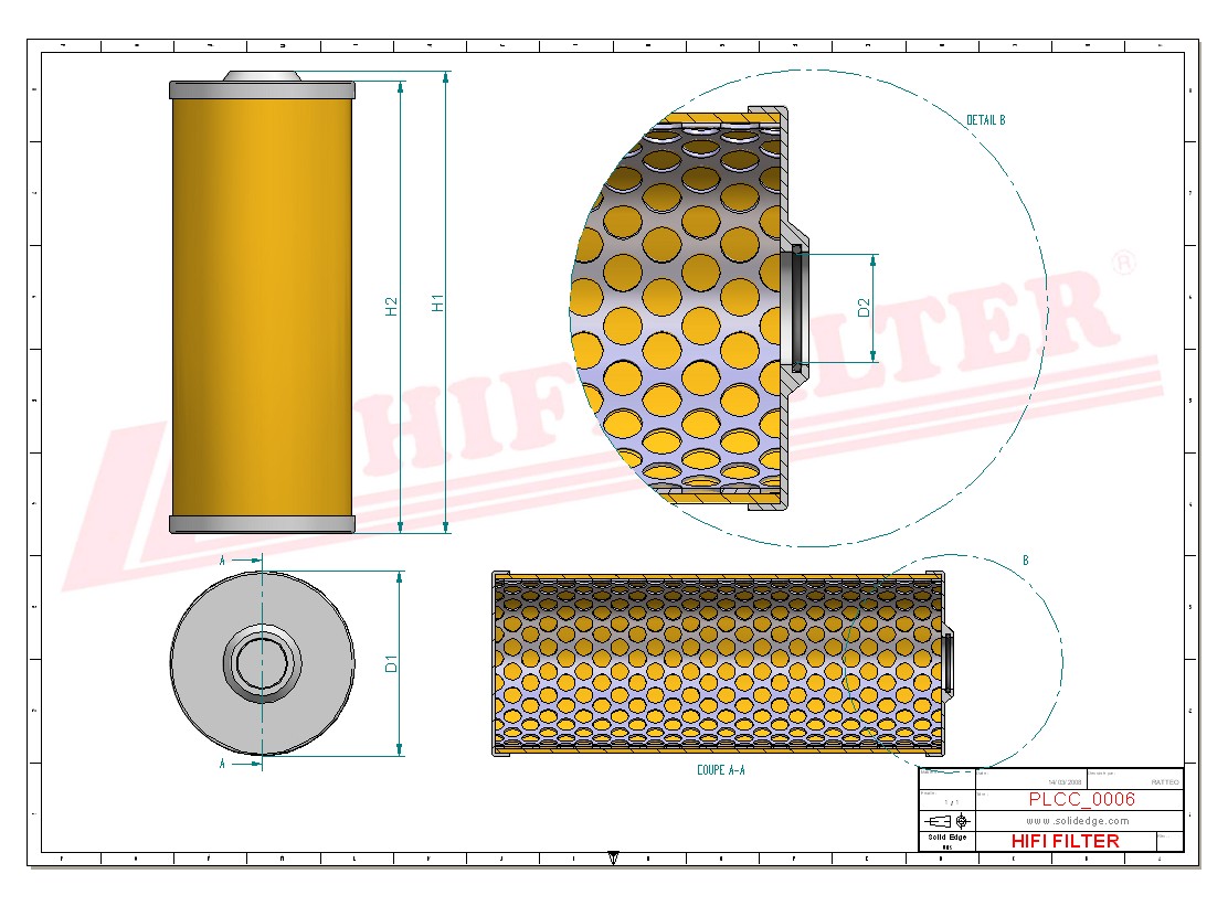 HIFI FILTER SN 21586 Fuel Filter