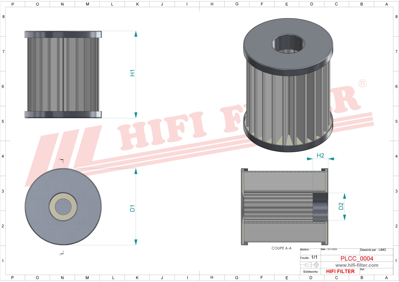 HIFI FILTER SN 21589 Diesel Filter