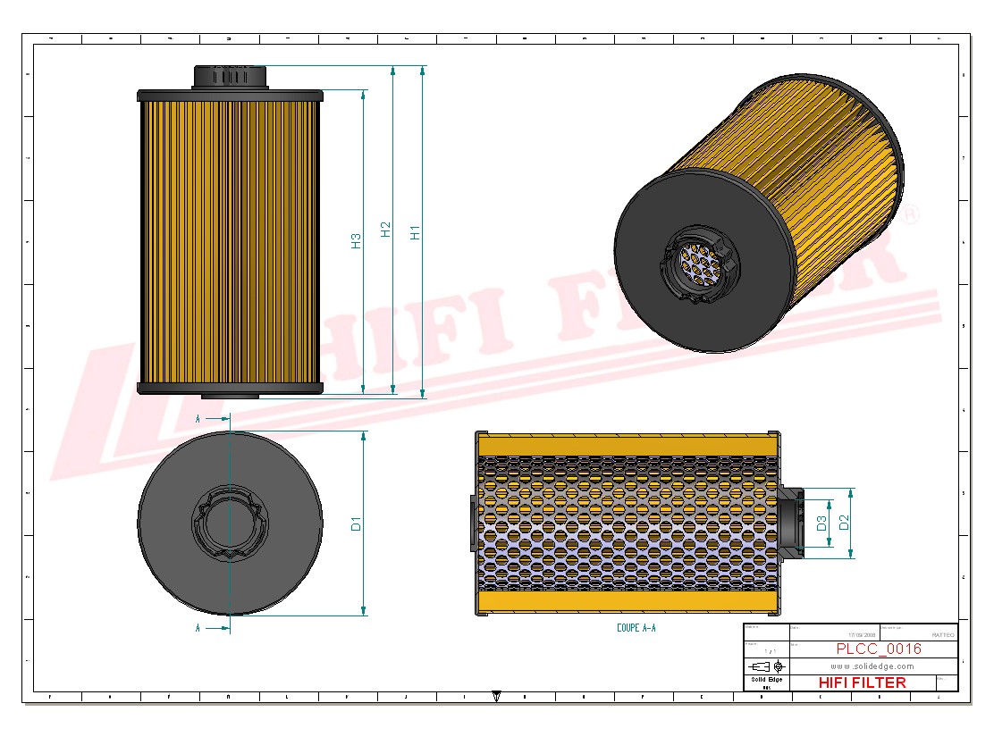 HIFI FILTER SN 25044 Fuel Filter