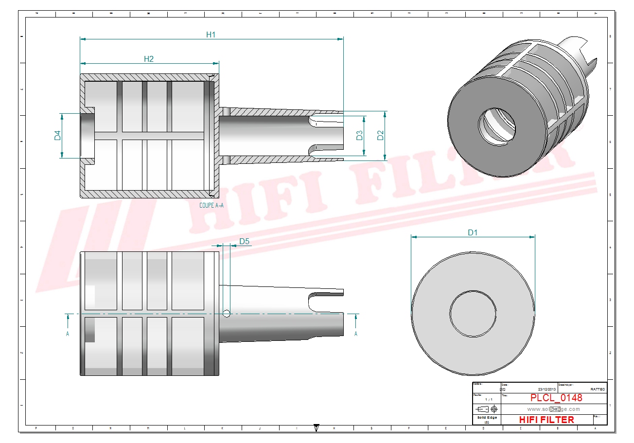 HIFI FILTER SN 25091 Diesel Filter