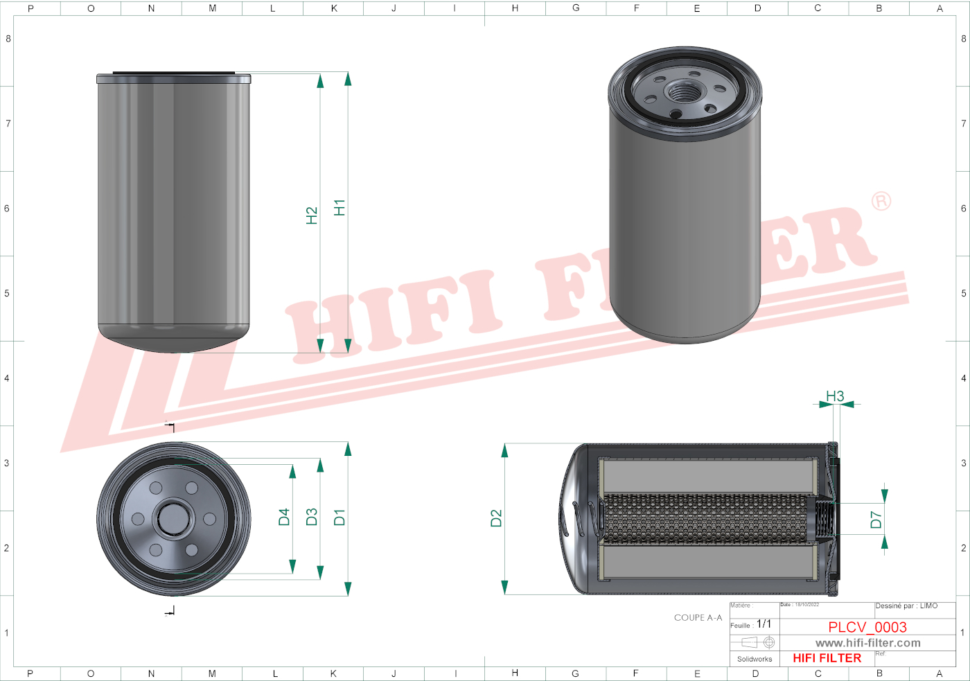 HIFI FILTER SN 25106 Fuel Filter