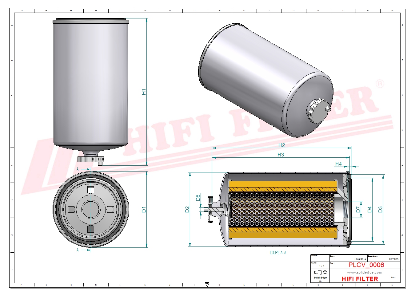 HIFI FILTER SN 25107 Fuel Filter
