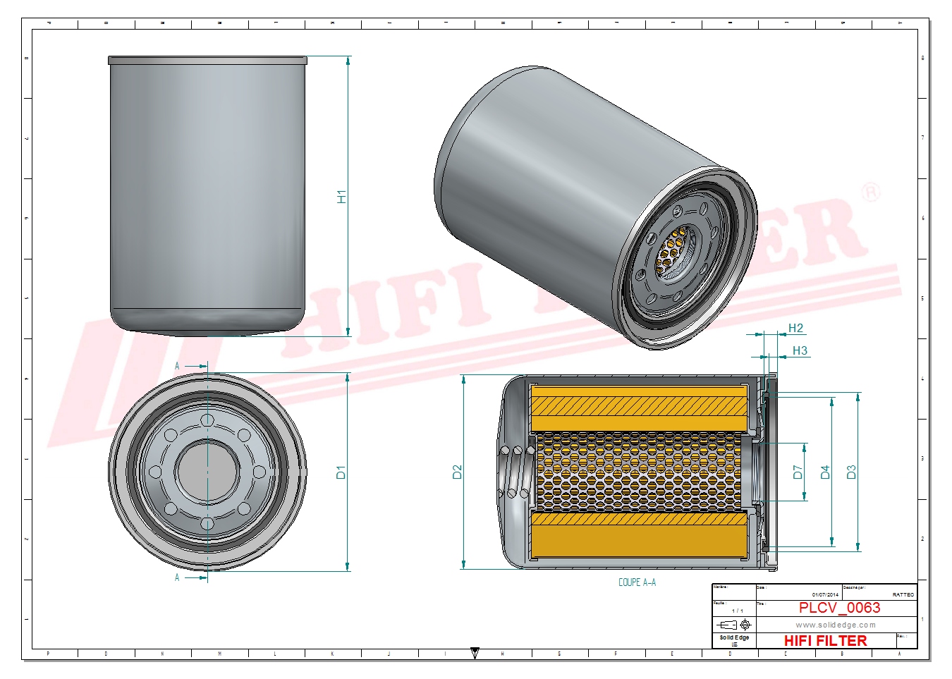 HIFI FILTER SN 25111 Diesel Filter