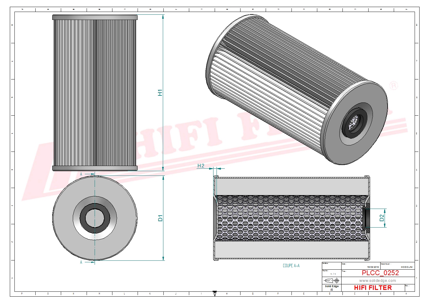 HIFI FILTER SN 25127 Fuel Filter