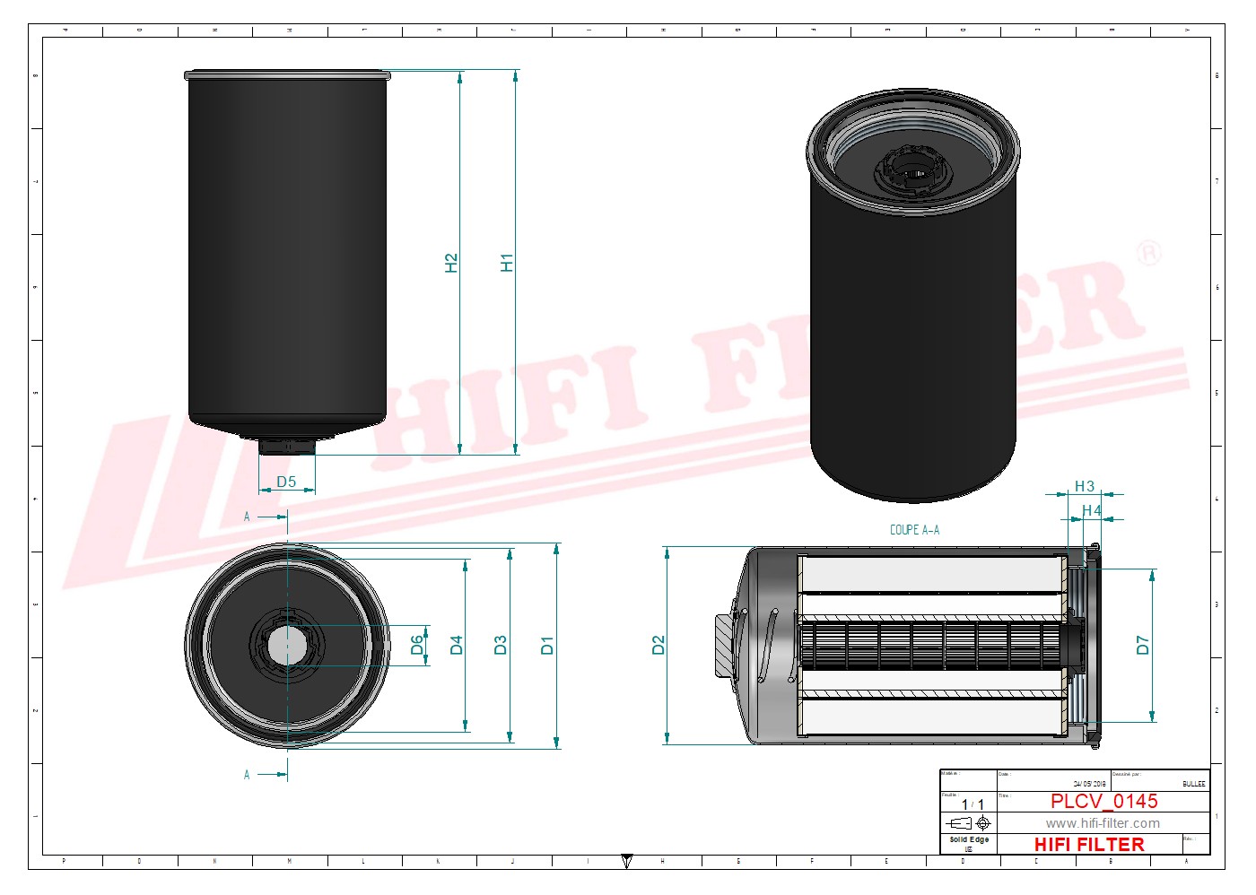 HIFI FILTER SN 25172 Fuel Filter