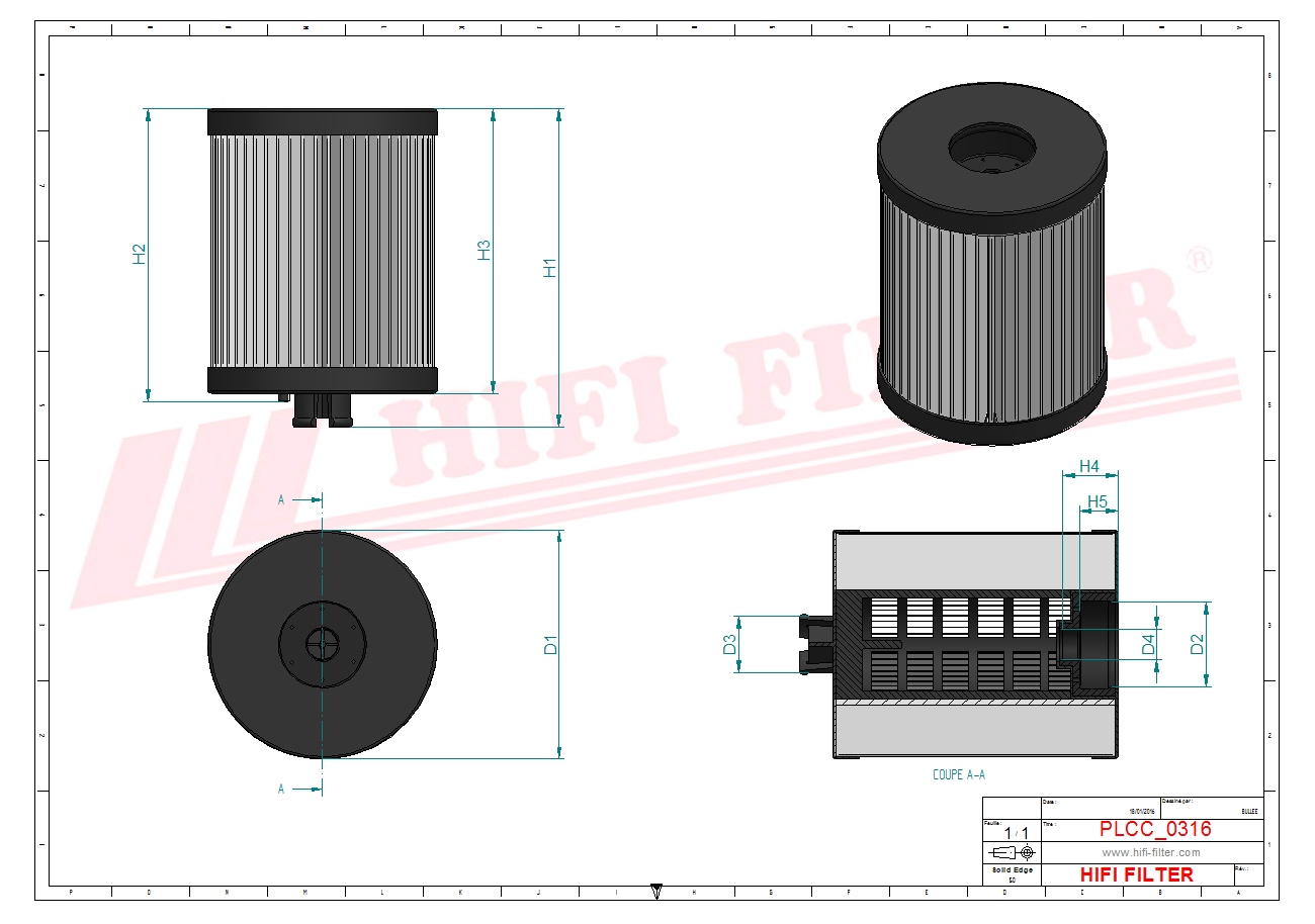HIFI FILTER SN 30054 Diesel Filter