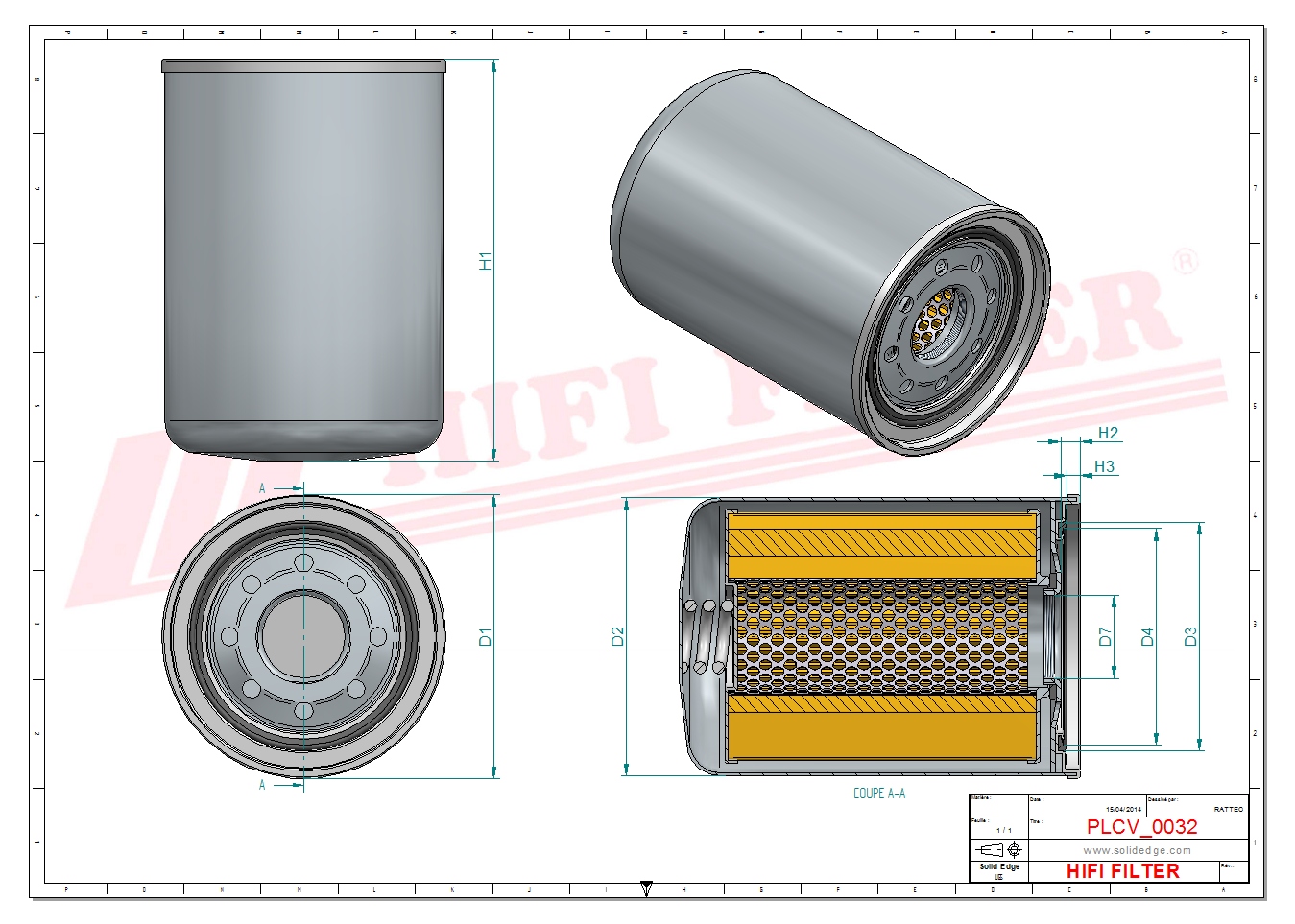 HIFI FILTER SN 40638 Fuel Filter