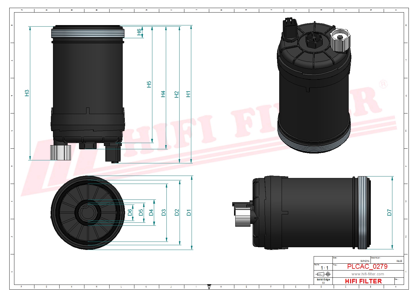 HIFI FILTER SN 40706 Diesel Filter