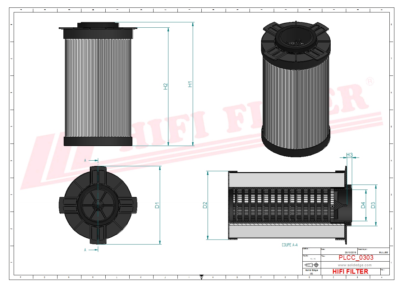 HIFI FILTER SN 40717 Fuel Filter