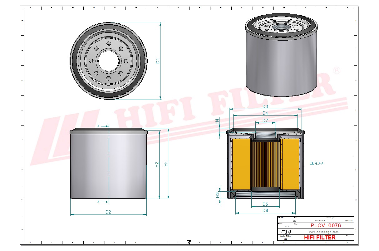 HIFI FILTER SN 55009 Fuel Filter
