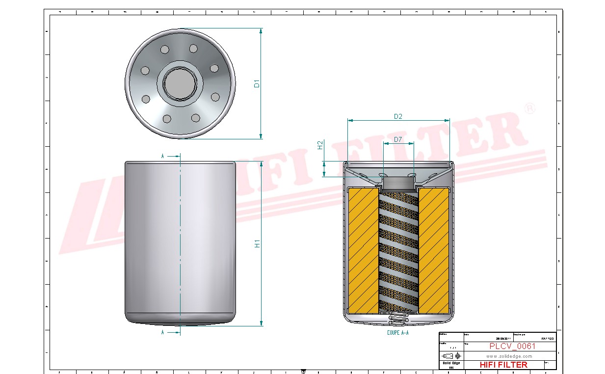 HIFI FILTER SN 55023 Water Absorber Fuel Filter