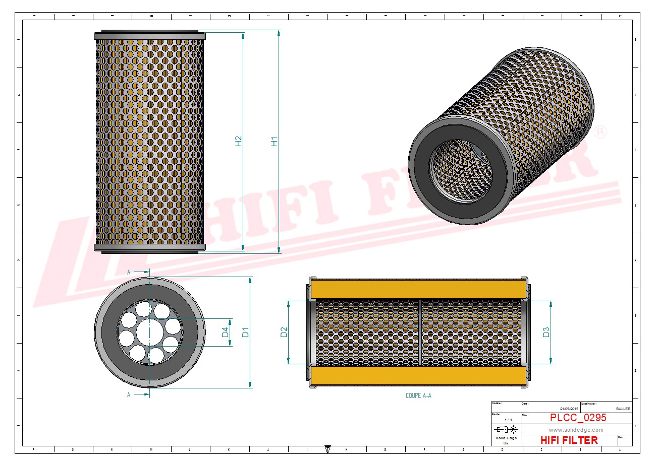 HIFI FILTER SN 55425 Fuel Filter