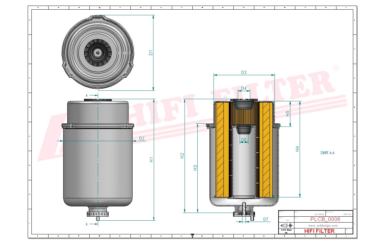HIFI FILTER SN 70257 Fuel Filter