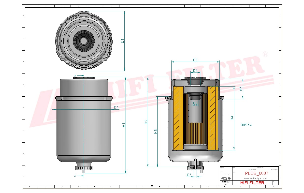 HIFI FILTER SN 70274 Diesel Filter