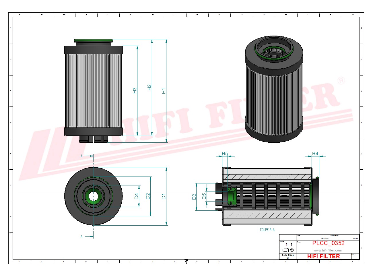 HIFI FILTER SN 70404 Diesel Filter