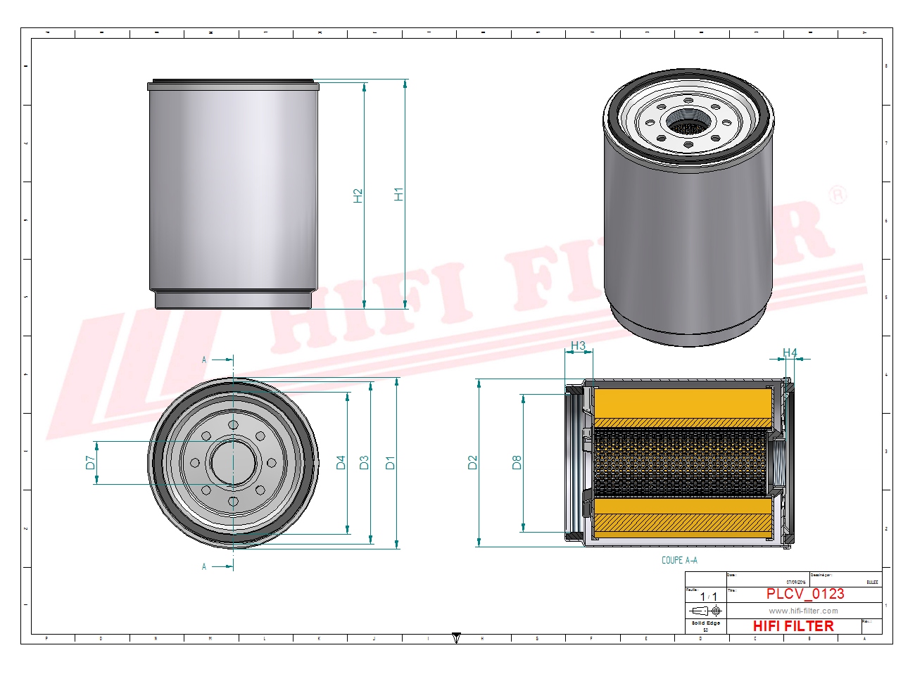 HIFI FILTER SN 70447 Diesel Filter