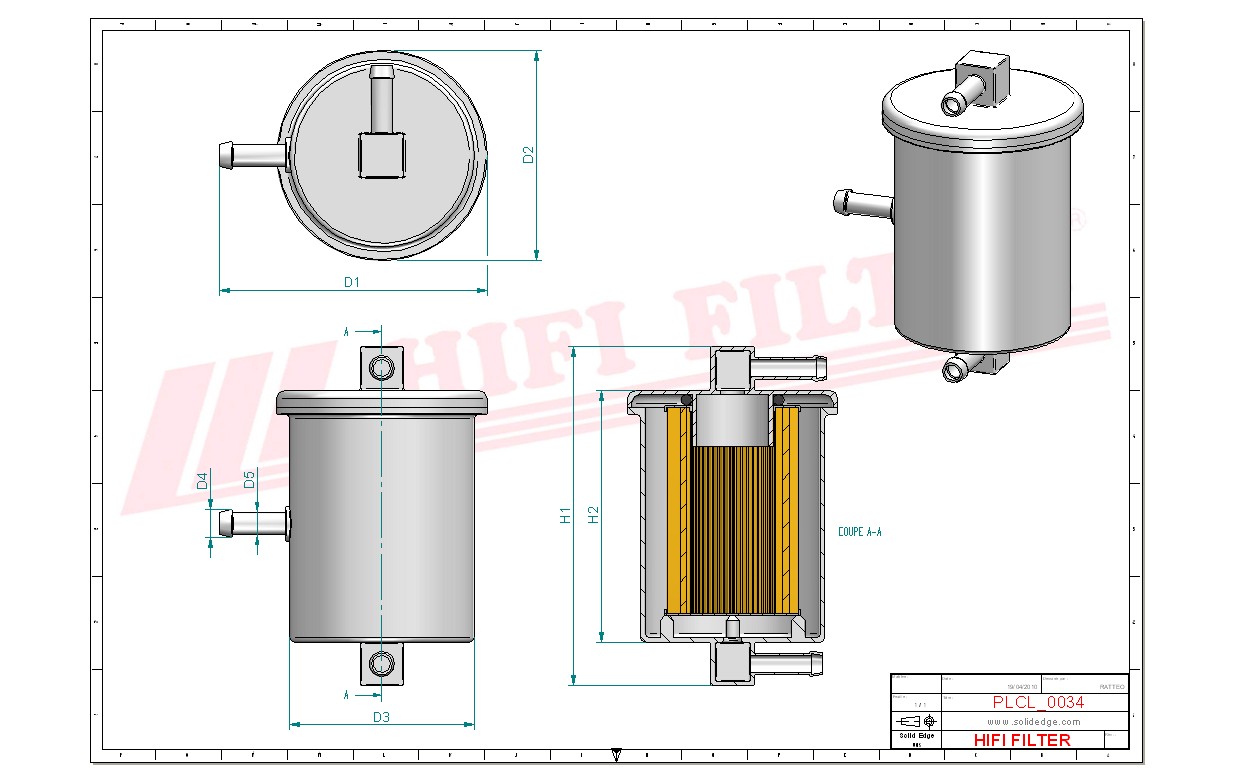 HIFI FILTER SN 80008 Fuel Filter