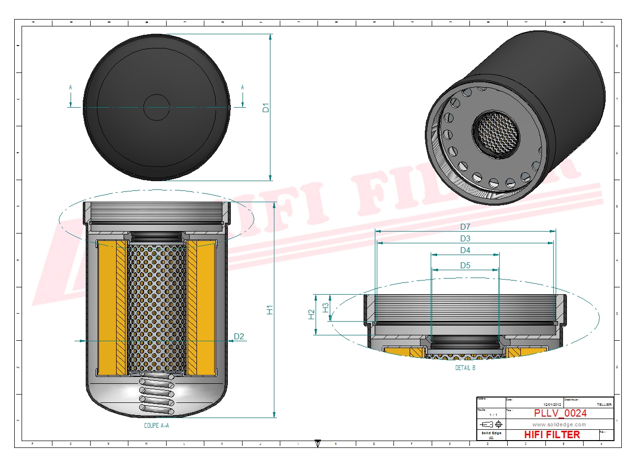 HIFI FILTER SO 10044 Oil Filter