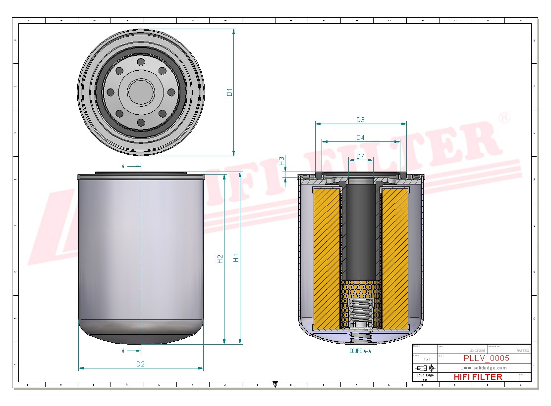 HIFI FILTER SO 10106 Oil Filter