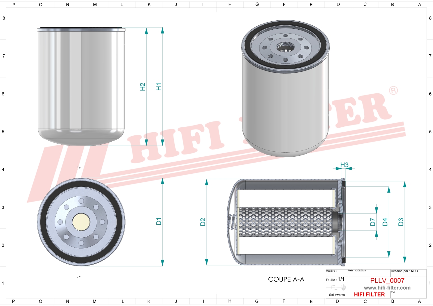 HIFI FILTER SO 11126 Oil Filter