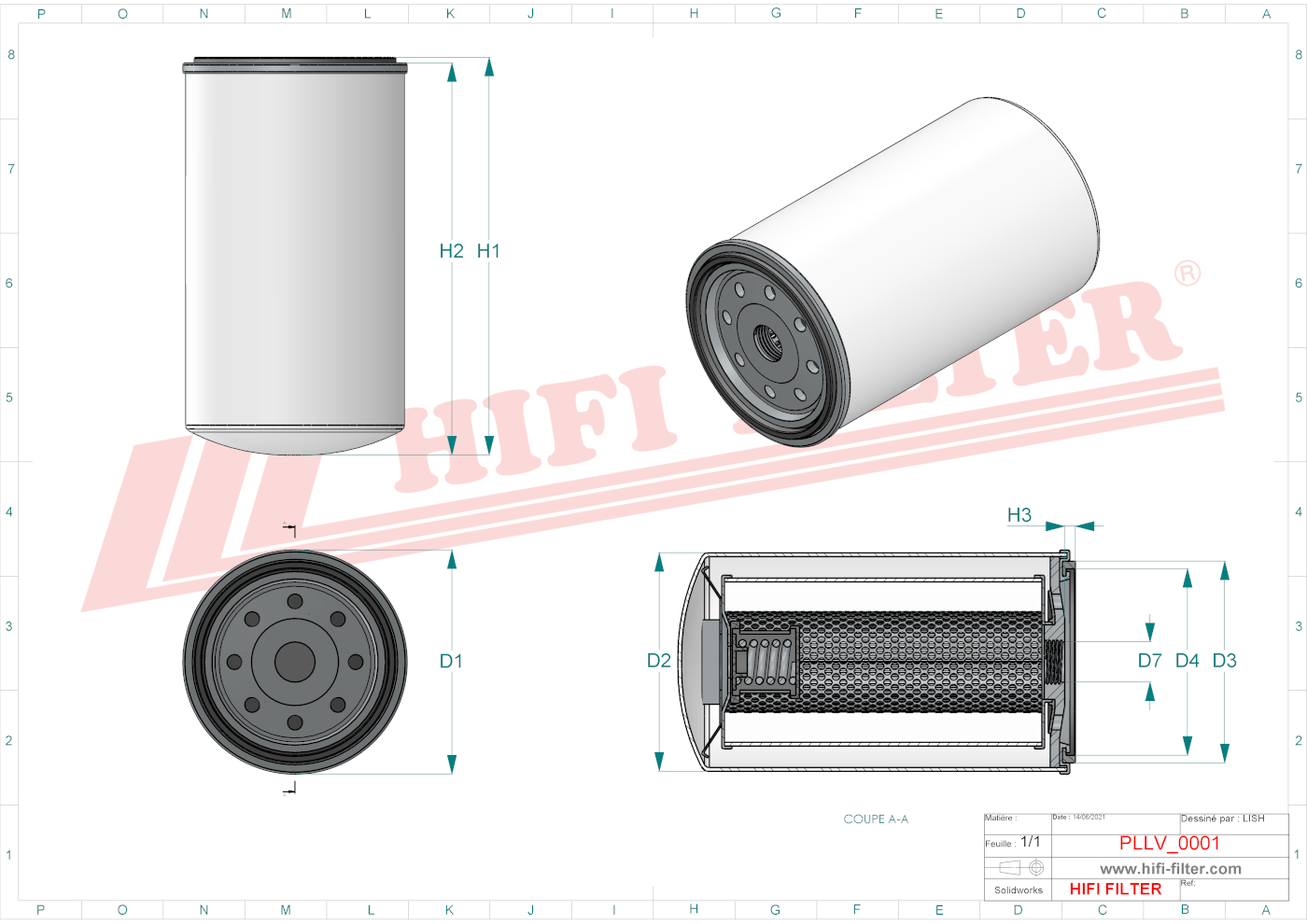 HIFI FILTER SO 11151 Oil Filter