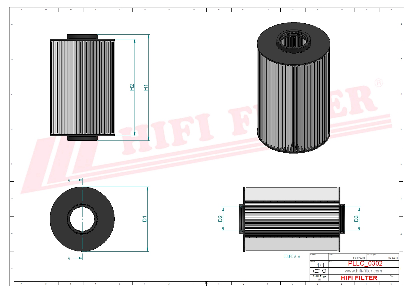 HIFI FILTER SO 11159 Oil Filter