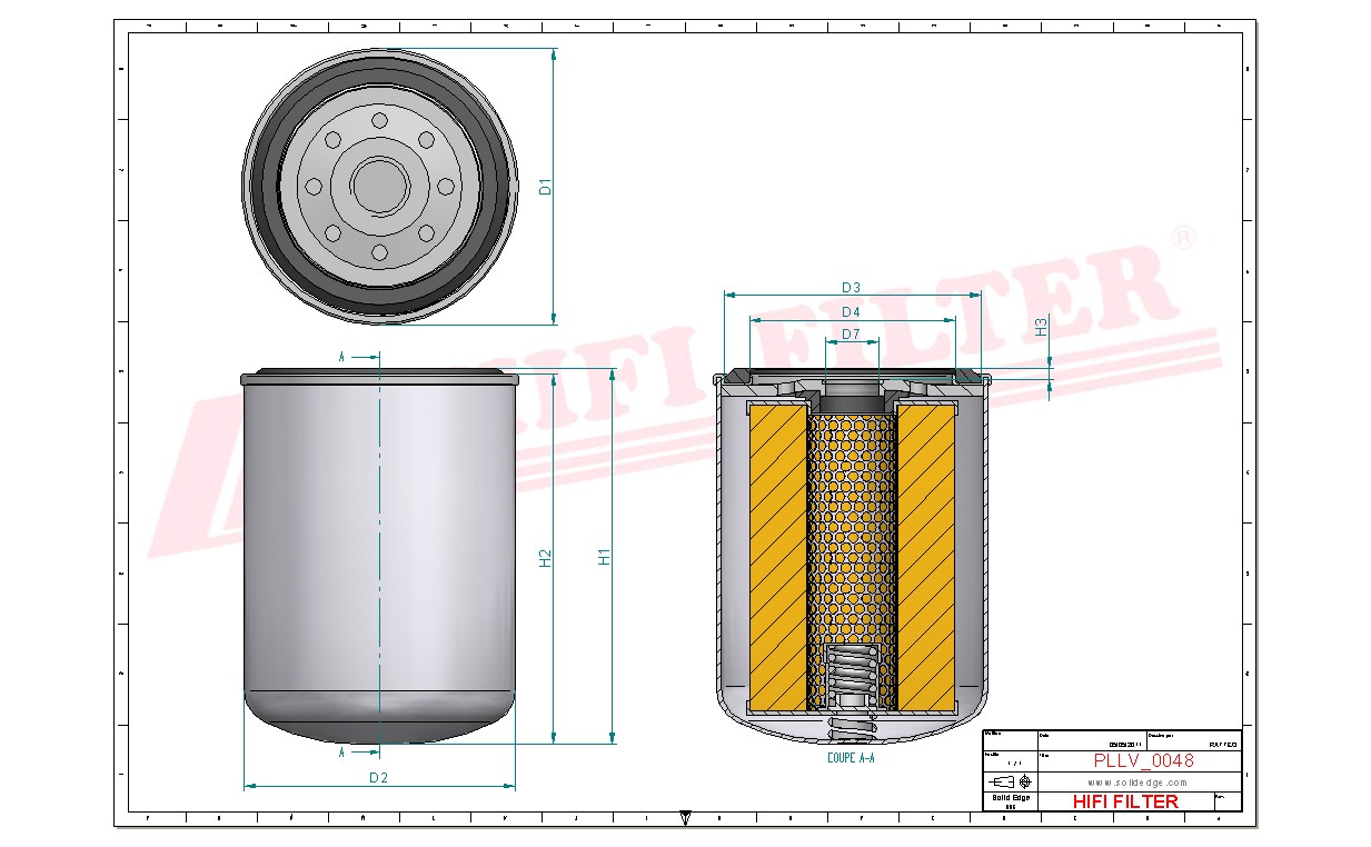 HIFI FILTER SO 6173 Oil Filter