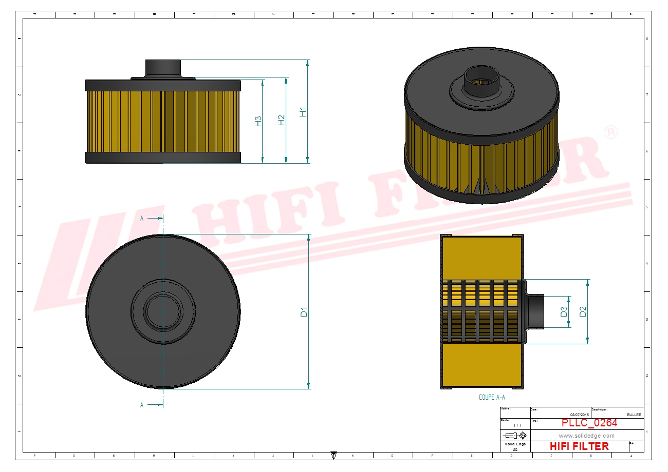 HIFI FILTER SO 9072 Oil Filter