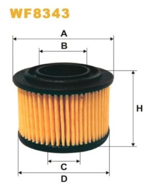 WIX WF8343 Fuel Filter